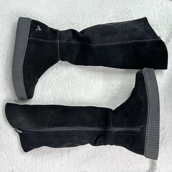 Religious Comfort Candyjack Tall Boot Women Sz 10 Black Suede Leather Waterproof - Picture 7 of 13